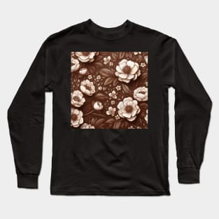 White Flowers Long Sleeve T-Shirt